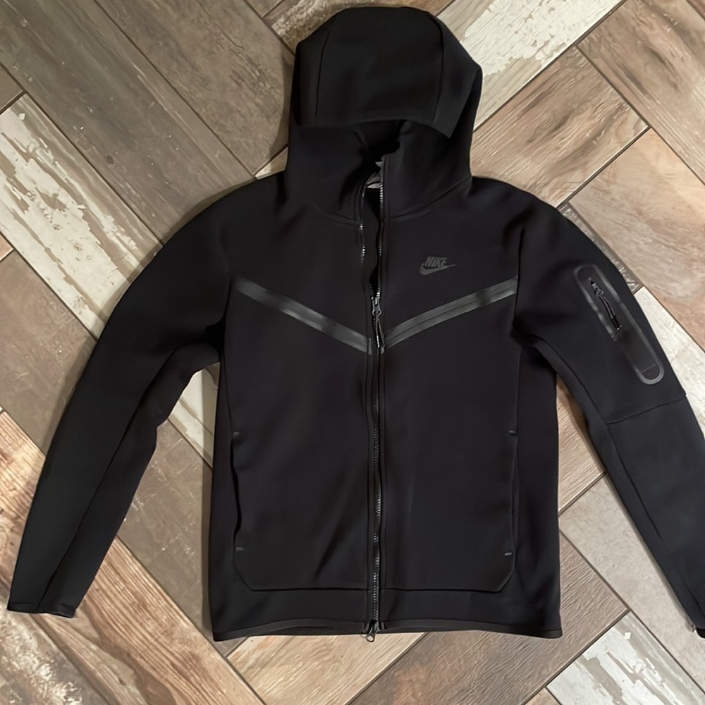 Nike Tech Zipper Hoodie Black - S